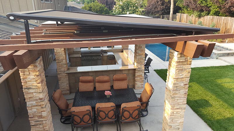 Aluminum & Wood Patio Cover Ideas