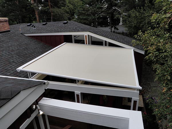 After Retractable Fabric Roof Installation